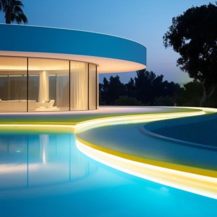 Aigostar - LED Dimbar solcellsstrip LED/1,6W/3,2V 3 m 1600 mAh 6500K IP65 + fjärrkontroll