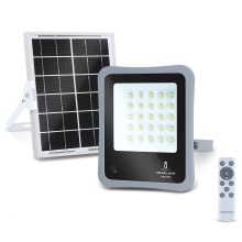 Aigostar - LED Dimbar solcellstrålkastare LED/30W/3,2V IP67 + RC