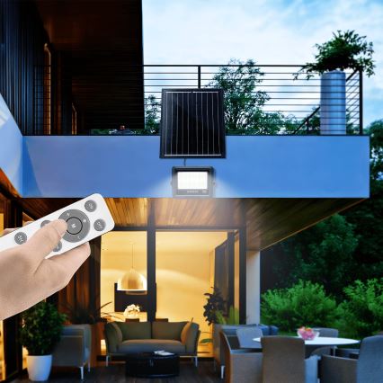 Aigostar - LED dimbar solreflektor LED/100W/3,4V IP65 10000 mAh + fjärrkontroll