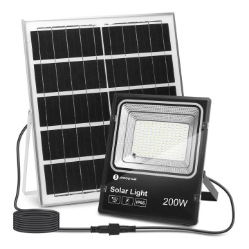 Aigostar - LED dimbar solreflektor LED/200W/3,2V IP66 15000 mAh + fjärrkontroll