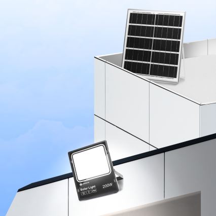 Aigostar - LED dimbar solreflektor LED/200W/3,2V IP66 15000 mAh + fjärrkontroll