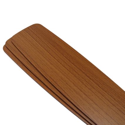 Aigostar - LED dimbar takfläkt LED/20W/230V 2700-6500K 132 cm brun + fjärrkontroll