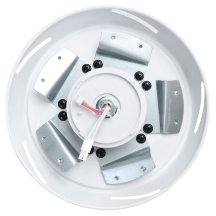 Aigostar - LED Dimbar takfläkt LED/20W/230V 2700-6500K 132cm vit/beige + fjärrkontroll