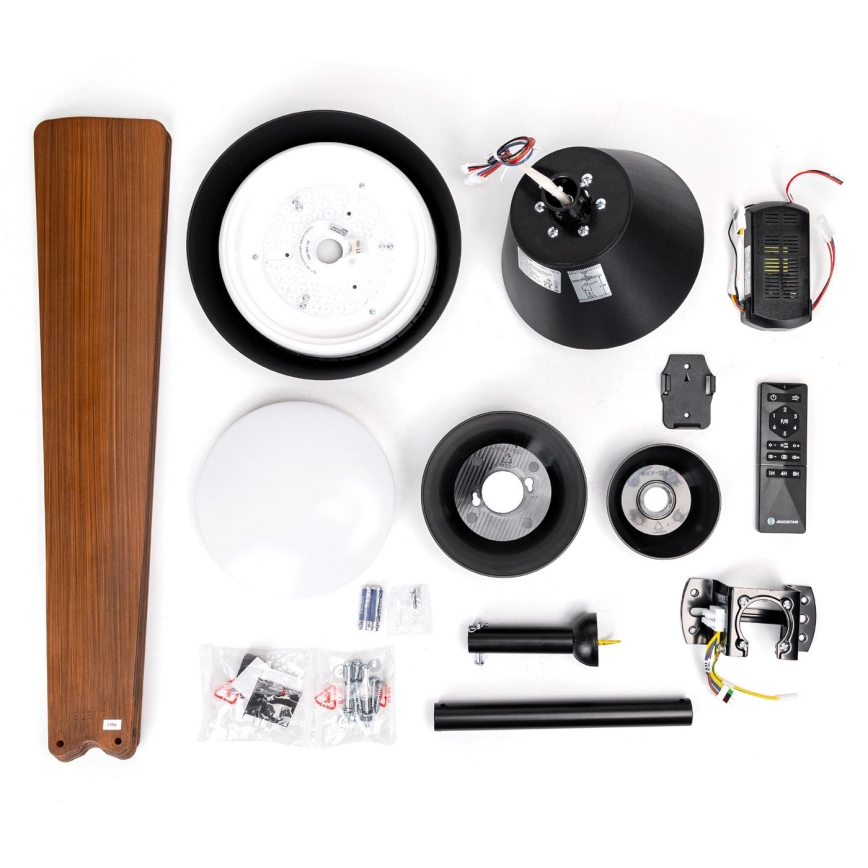 Aigostar - LED dimbar takfläkt LED/24W/230V 2700-6500K 132 cm + fjärrkontroll