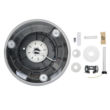 Aigostar - LED dimbar takfläkt LED/50W/230V 2700-6500K 106 cm vit + fjärrkontroll