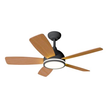 Aigostar - LED Dimbar takfläkt LED/20W/230V 2700-6500K 132cm beige + fjärrkontroll