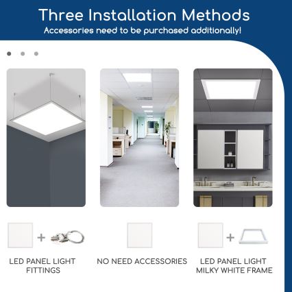 Aigostar - LED dimbar infälld panel 32W/230V Wi-Fi 60x60 cm