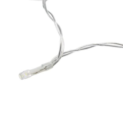 Aigostar - LED dimbar utomhus julslinga med rörelsesensor 100xLED/3xAA 12m flerfärgad + fjärrkontroll