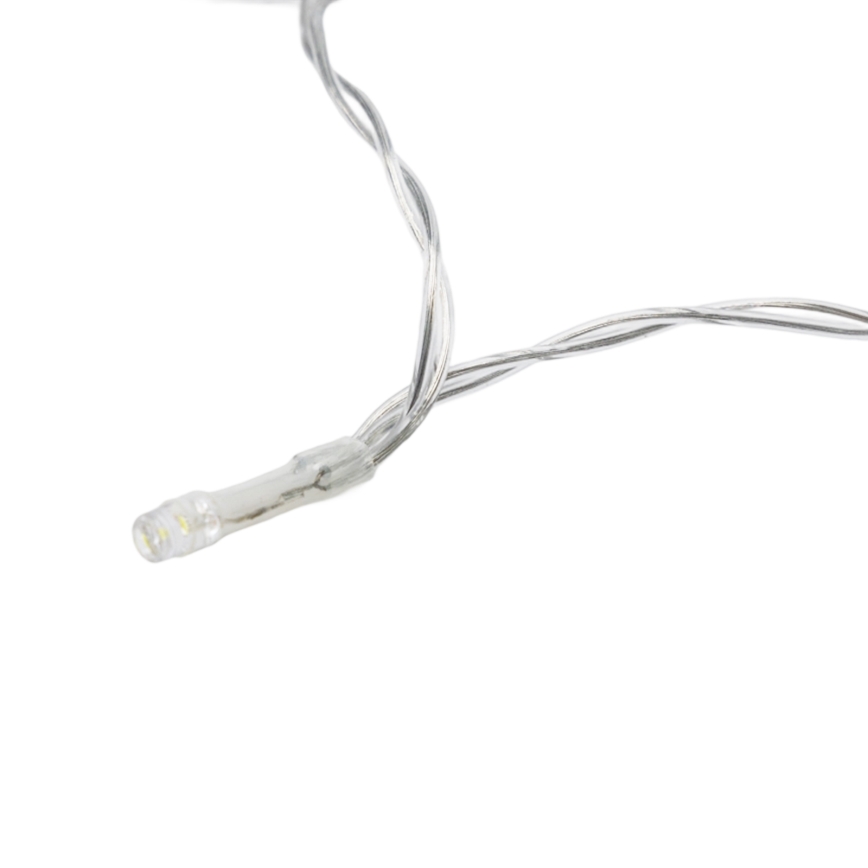 Aigostar - LED dimbar utomhus julslinga med rörelsesensor 100xLED/3xAA 12m flerfärgad + fjärrkontroll
