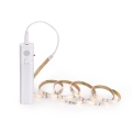 Aigostar - LED-dimbart ljusslinga med sensor 1m LED/2W/4xAAA 3000K IP65