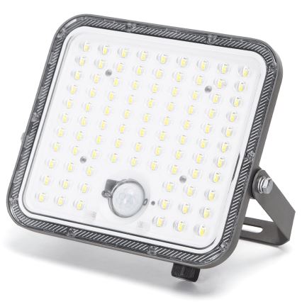 Aigostar - LED-dimmbar solcellsstrålkastare med rörelsesensor LED/120W/3,4V 6500K IP66 8000 mAh + fjärrkontroll