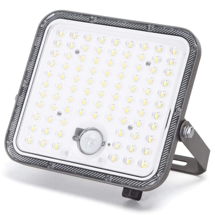 Aigostar - LED-dimmbar solcellsstrålkastare med rörelsesensor LED/120W/3,4V 6500K IP66 8000 mAh + fjärrkontroll