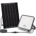 Aigostar - LED-dimmbar solcellsstrålkastare med rörelsesensor LED/120W/3,4V 6500K IP66 8000 mAh + fjärrkontroll