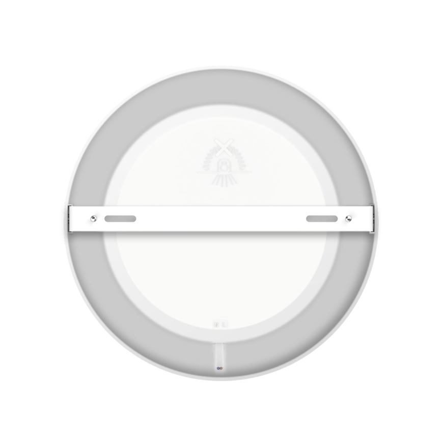 Aigostar - LED Fäst taklampa LED/12W/230V diameter 17,4 cm 6500K vit