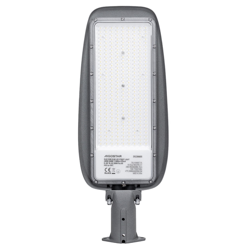 Aigostar - LED gatlykta SLIM LED/200W/230V 6500K IP65
