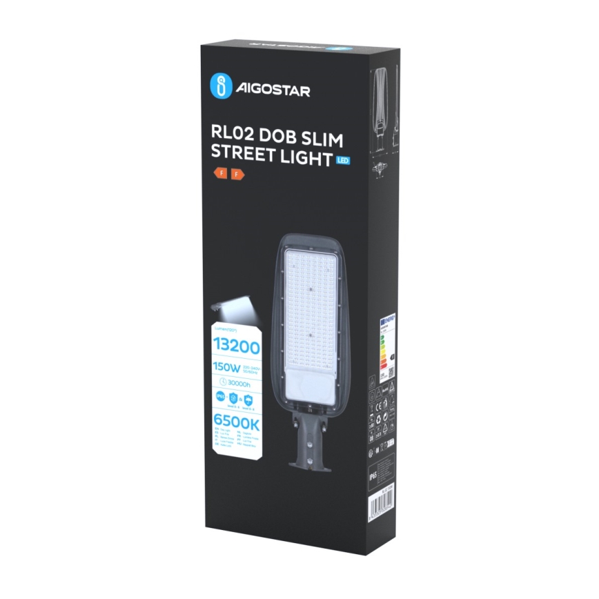 Aigostar - LED Gatulampa SLIM LED/150W/230V 6500K IP65