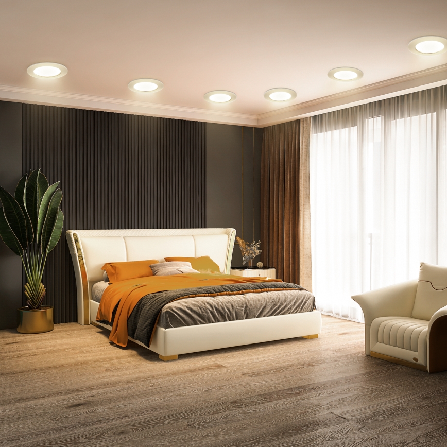 Aigostar - LED infälld belysning LED/12W/230V 4000K diameter 17,5 cm vit