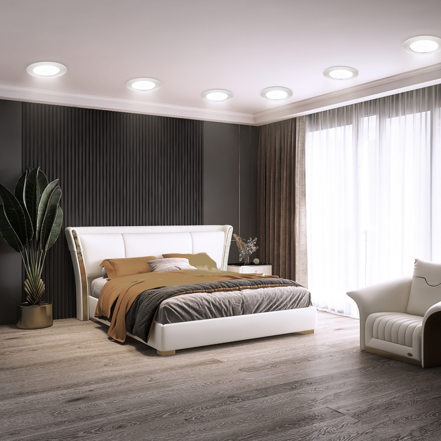 Aigostar - LED infälld belysning LED/9W/230V 6500K diameter 14,5 cm vit