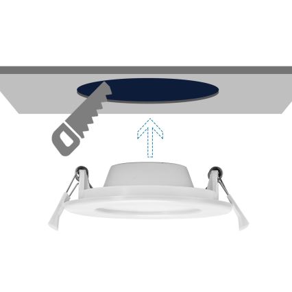 Aigostar - LED infälld belysning ULTRATHIN LED/9W/230V 6000K vit