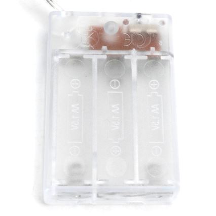 Aigostar - LED Julbelysning 100xLED/3xAA 10,3m kallvit