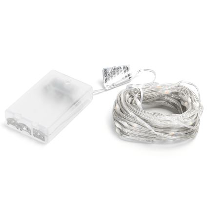 Aigostar - LED Julbelysning 100xLED/3xAA 10,3m multicolor