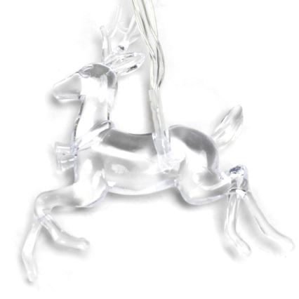 Aigostar - LED Julbelysning 20xLED/3xAA 3,3m renar