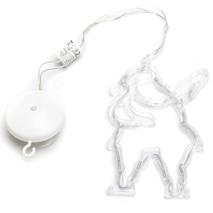 Aigostar - LED juldekoration 10xLED/3xAAA Jultomten 20 cm