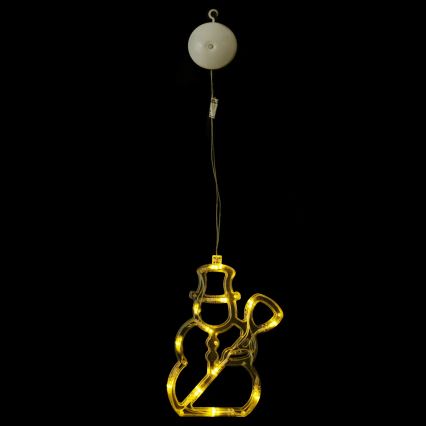 Aigostar - LED juldekoration 10xLED/3xAAA snögubbe 20,5 cm