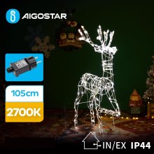 Aigostar - LED juldekoration för utomhusbruk LED/3,6W/31/230V 2700K 105 cm IP44 ren