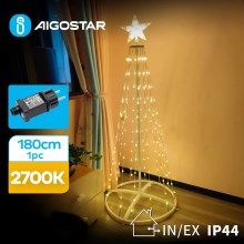 Aigostar - LED juldekoration för utomhusbruk LED/3,6W/31/230V 2700K 180 cm IP44