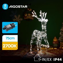 Aigostar - LED juldekoration för utomhusbruk LED/3,6W/31/230V 2700K 75 cm IP44 ren