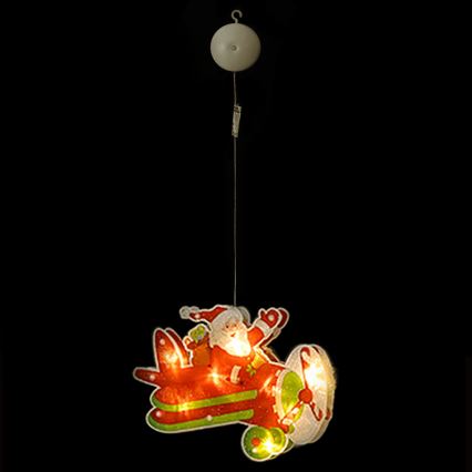 Aigostar - LED juldekoration LED/3xAAA Julflygplan 17cm