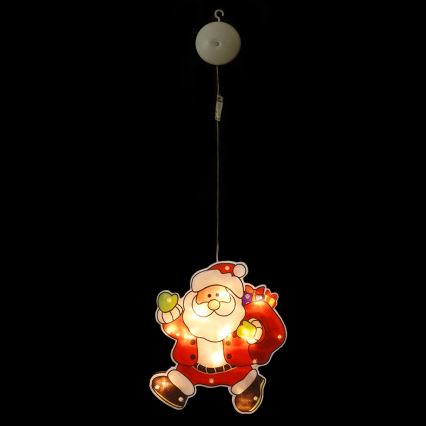 Aigostar - LED juldekoration LED/3xAAA Santa 20cm
