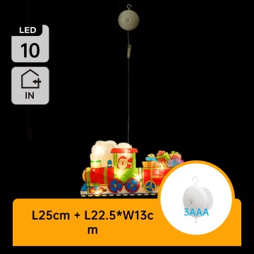 Aigostar - LED juldekoration LED/3xAAA tåg 13,4cm