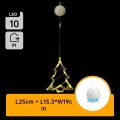 Aigostar - LED juldekoration LED/3xAAA trä 20cm