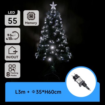 Aigostar - LED Julgran för utomhusbruk LED/3,6W/230V 60 cm IP44 kallvit