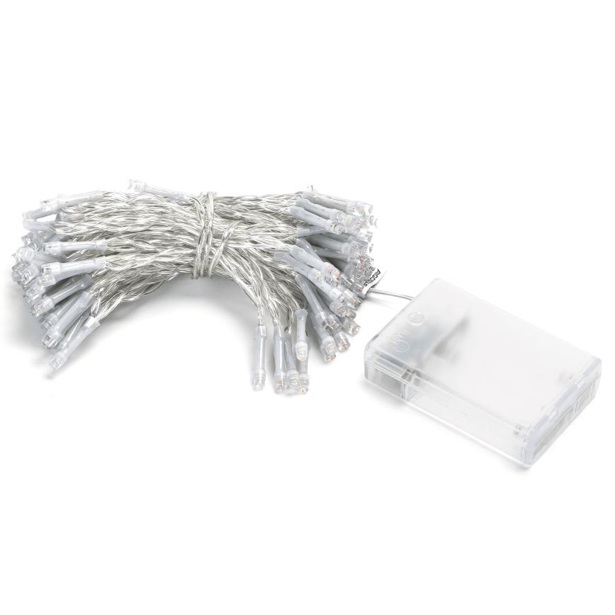 Aigostar - LED-julslinga 100xLED/3xAA 10,3m flerfärgad