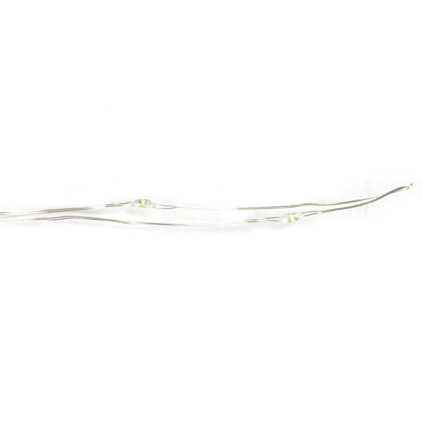 Aigostar - LED julslinga 100xLED/3xAA 10,3m kallvit
