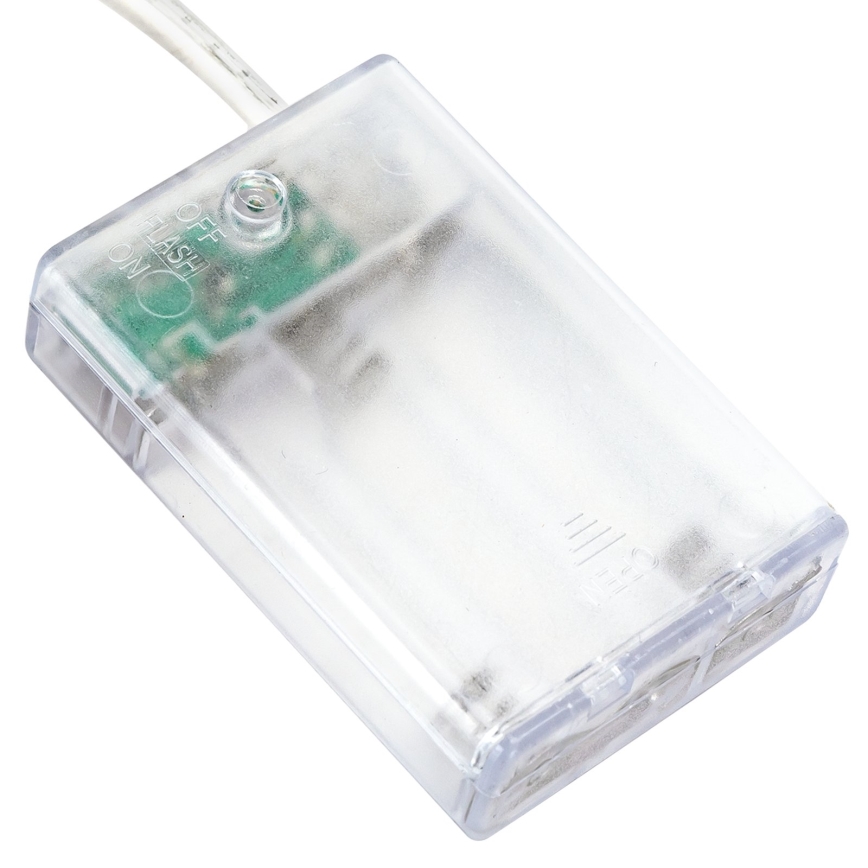 Aigostar - LED julslinga 20xLED/3xAA 2,3 m varmvit