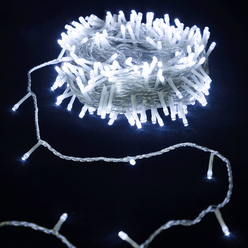 Aigostar - LED julslinga 20xLED/3xAA 2,3m kallvit
