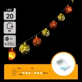 Aigostar - LED-julslinga 20xLED/3xAA 2 m varmvit