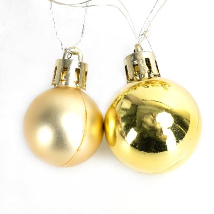 Aigostar - LED-julslinga 20xLED/3xAA 2 m varmvit