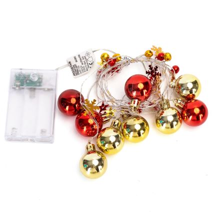 Aigostar - LED julslinga 20xLED/3xAA 2m varmvitt