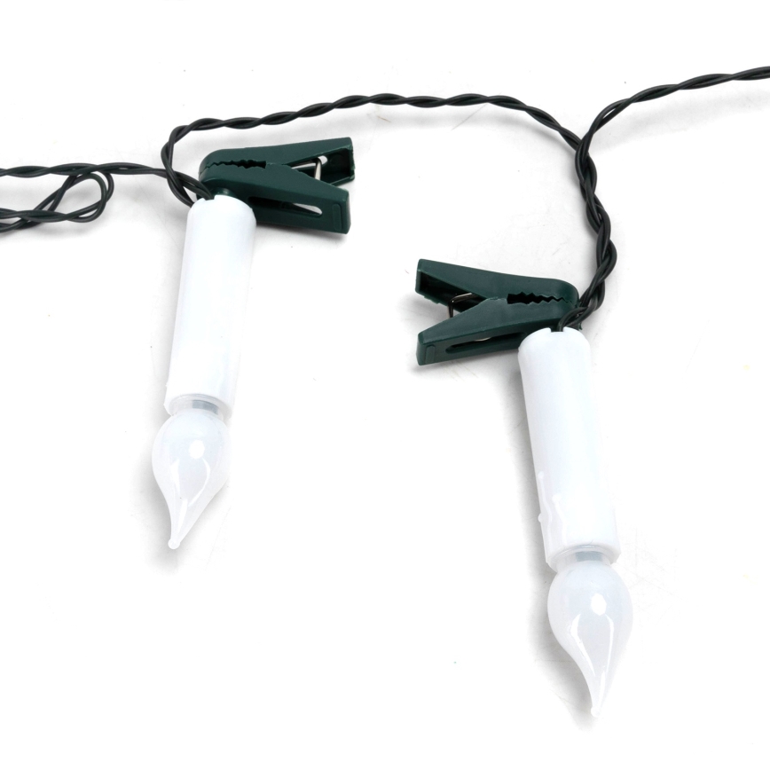 Aigostar - LED-julslinga 25xLED/3xAA 5 m varmvit