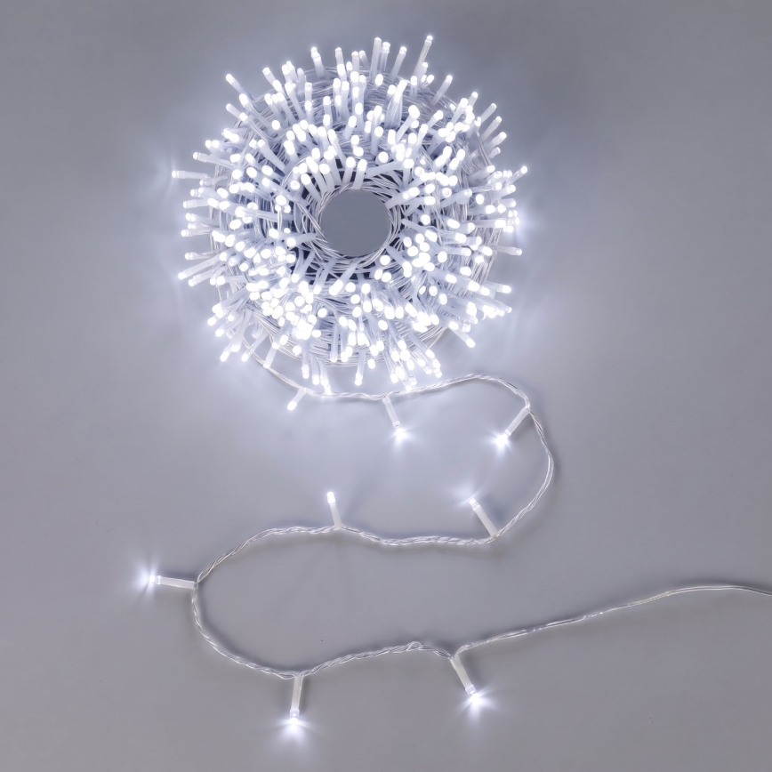 Aigostar - LED julslinga 30xLED/3xAA 3,3m kallvit