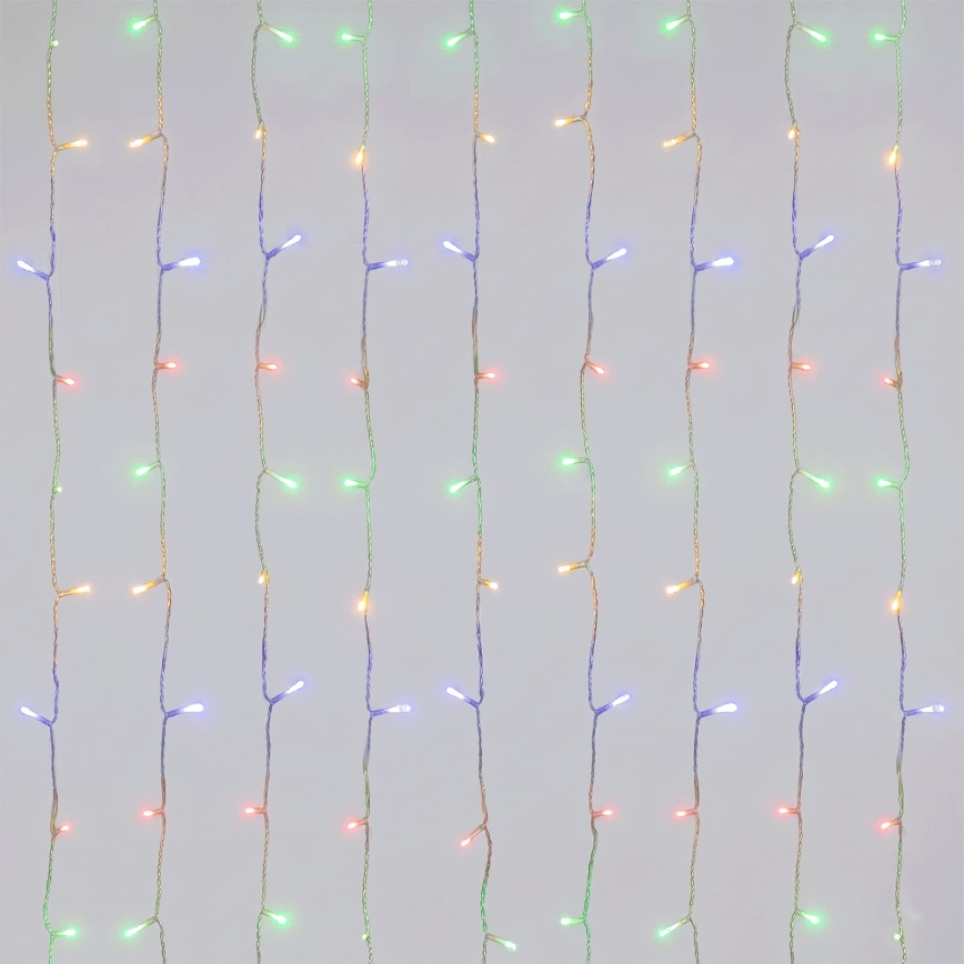 Aigostar - LED julslinga för utomhusbruk 192xLED/8 funktioner 4,5x1,2m IP44 flerfärgad