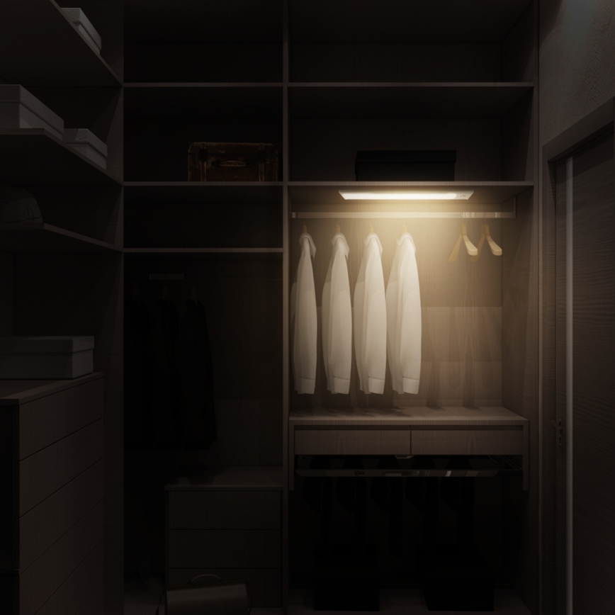 Aigostar - LED uppladdningsbar möbelbelysning med sensor LED/1,5W/5V 4000K