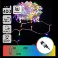 Aigostar - LED-ljusslinga för utomhusbruk, julbelysning, 400 LED, 8 lägen, 20 m, IP44, flerfärgad