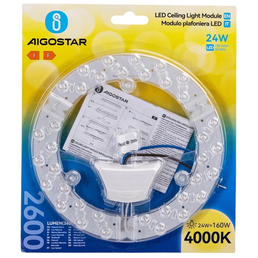 Aigostar - LED-magnetmodul 24W/230V 4000K