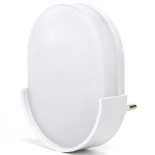 Aigostar - LED Nattlampa med sensor LED/1W/230V oval